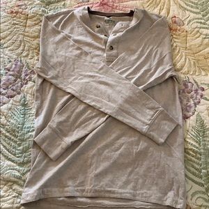 Outdoor Life Wilderness Sueded Henley Small Beige